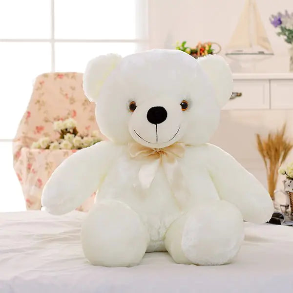 Musical Glow-In-The-Dark Teddy Bear Plush Toy