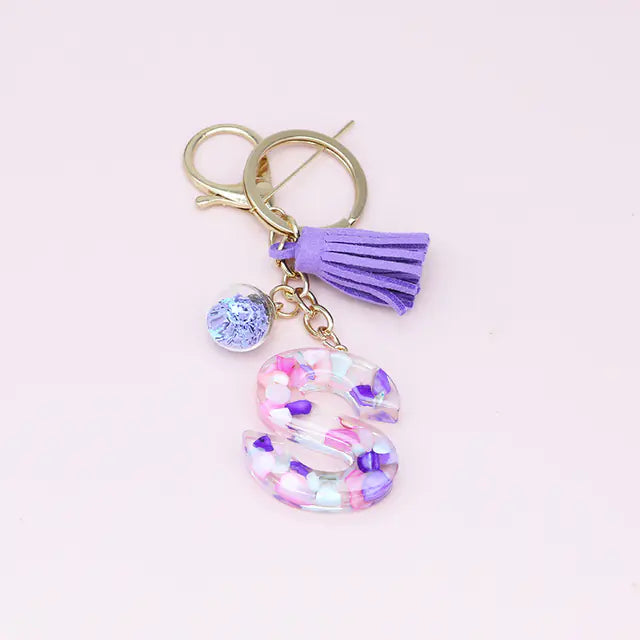 Fashion Letter Keychain