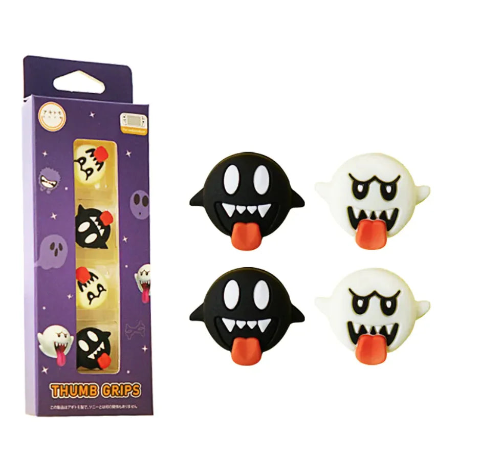 Glow-in-the-Dark Silicone Ghost Thumb Grips