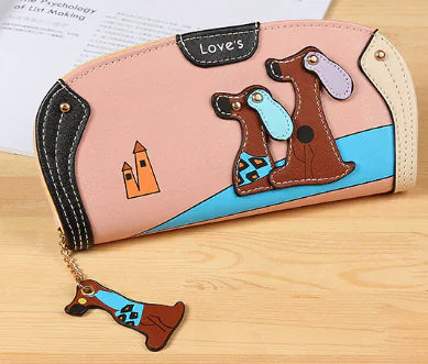 Cute dog wallet