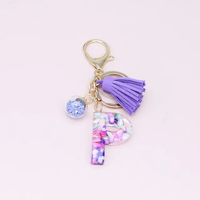 Fashion Letter Keychain