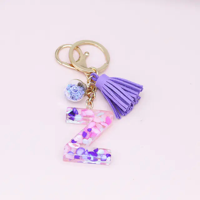 Fashion Letter Keychain