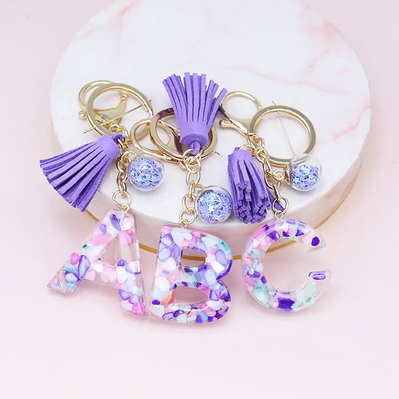 Fashion Letter Keychain