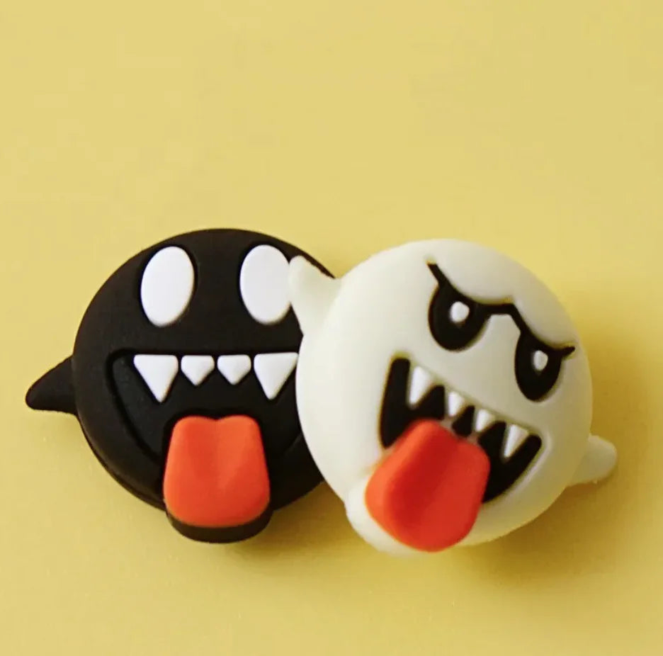 Glow-in-the-Dark Silicone Ghost Thumb Grips