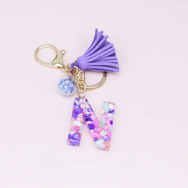 Fashion Letter Keychain