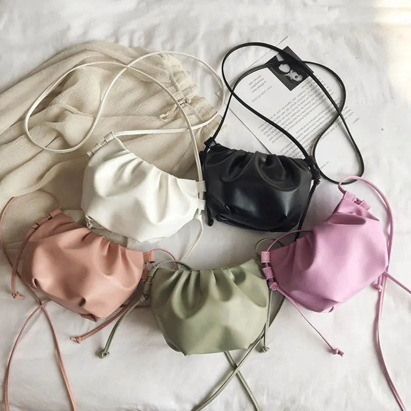 Pleated Shoulder Bag (Mini)