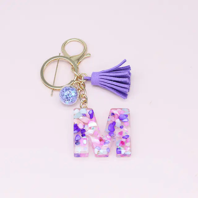 Fashion Letter Keychain