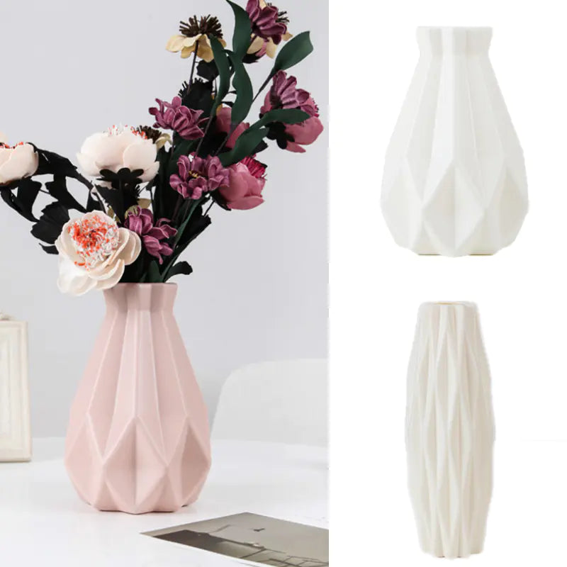 Shatterproof Diamond Vase for Home Decor