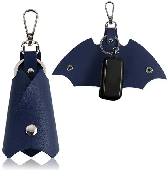 PU Leather Bat Keychain