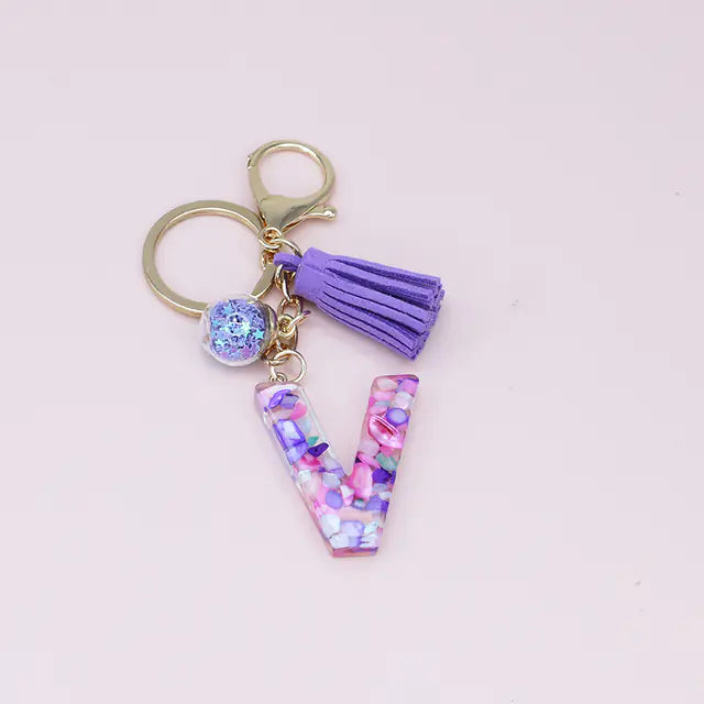 Fashion Letter Keychain
