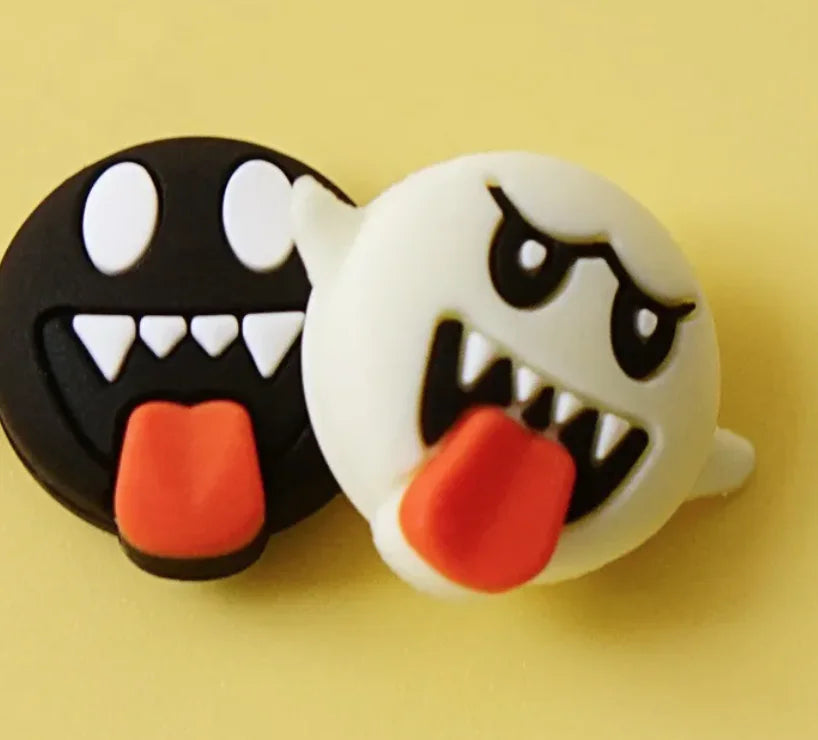 Glow-in-the-Dark Silicone Ghost Thumb Grips