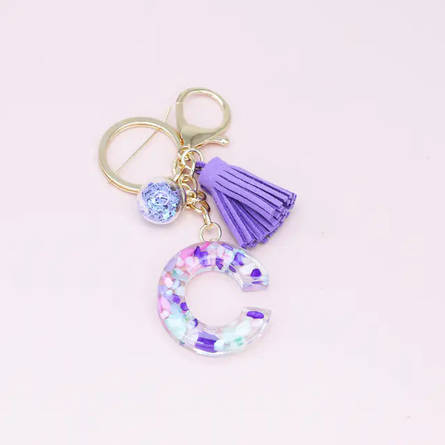 Fashion Letter Keychain