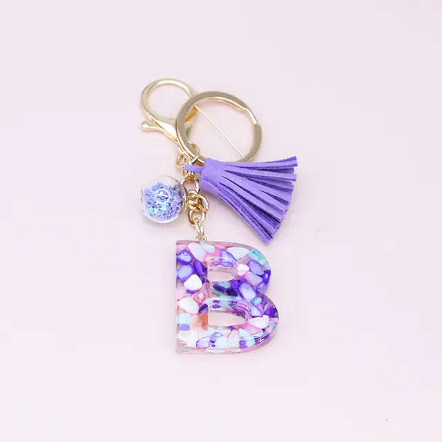 Fashion Letter Keychain