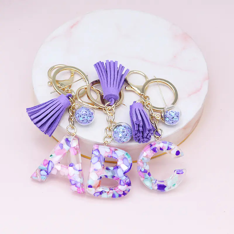 Fashion Letter Keychain