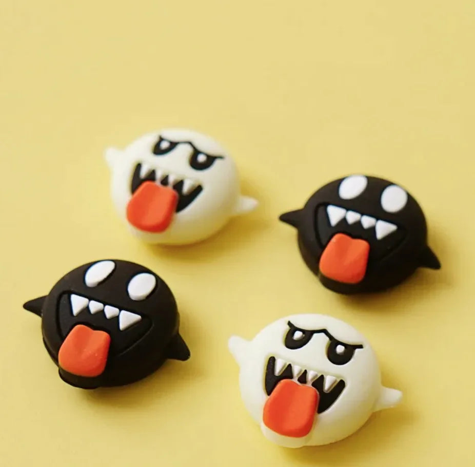 Glow-in-the-Dark Silicone Ghost Thumb Grips