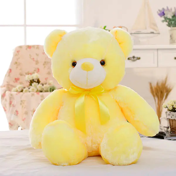 Musical Glow-In-The-Dark Teddy Bear Plush Toy