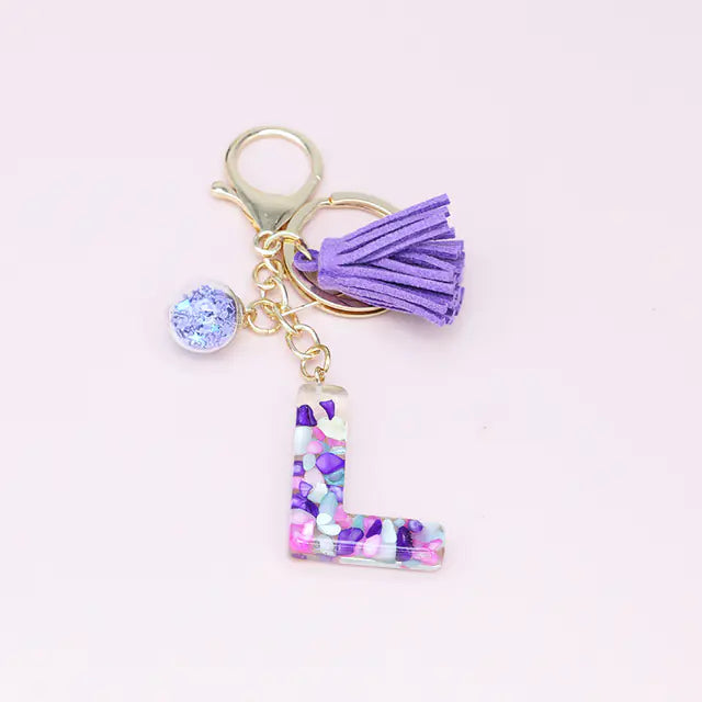 Fashion Letter Keychain