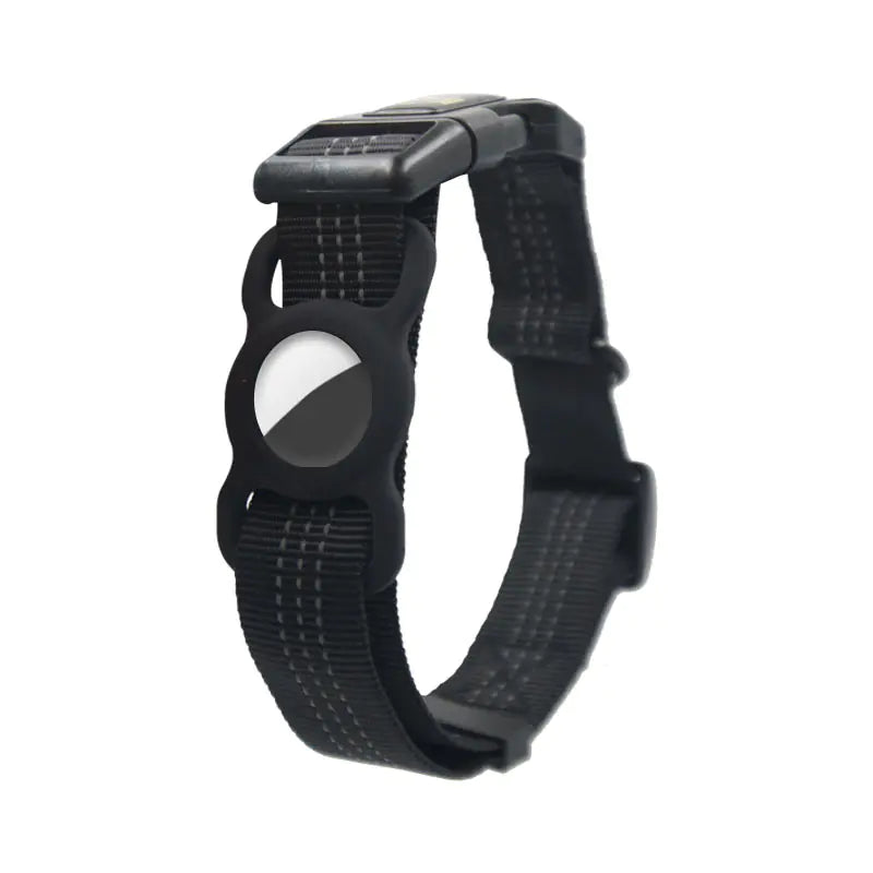 Collar with built in pocket for tracking device