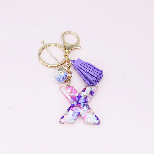 Fashion Letter Keychain