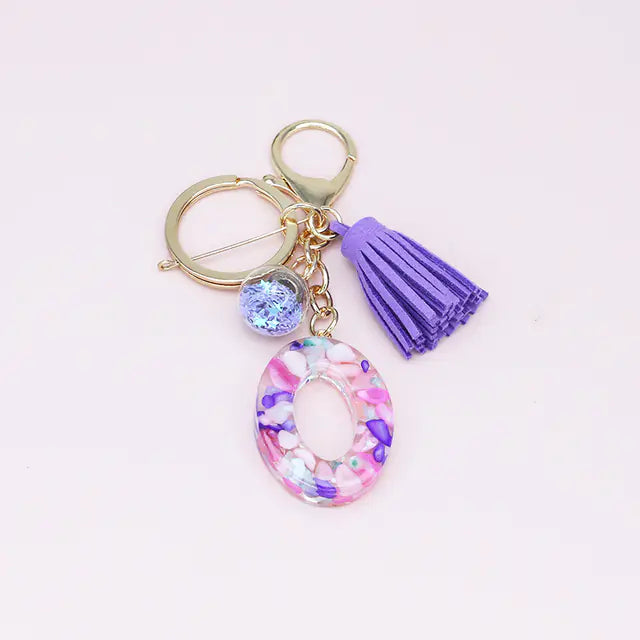 Fashion Letter Keychain