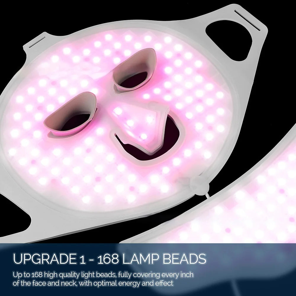 7-Color LED Silicone Face Mask – Skin Rejuvenation