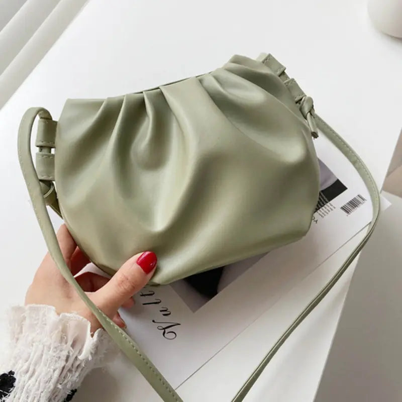 Pleated Shoulder Bag (Mini)
