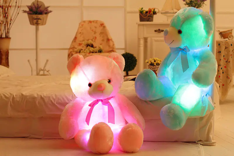 Musical Glow-In-The-Dark Teddy Bear Plush Toy