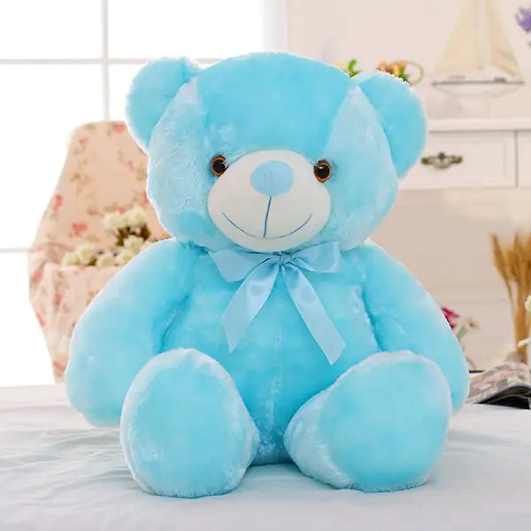 Musical Glow-In-The-Dark Teddy Bear Plush Toy