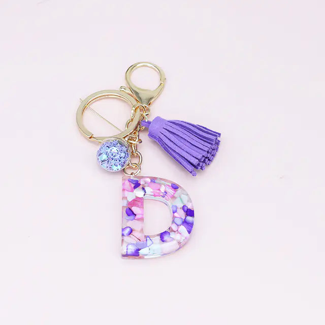 Fashion Letter Keychain