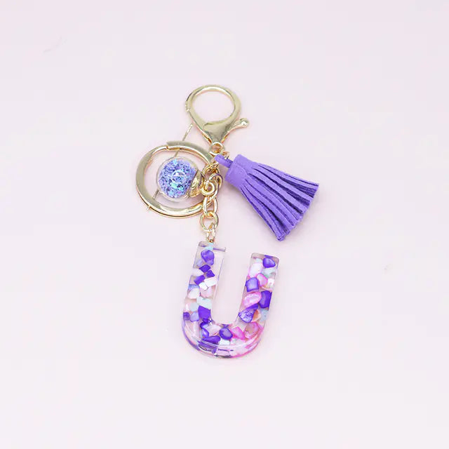 Fashion Letter Keychain