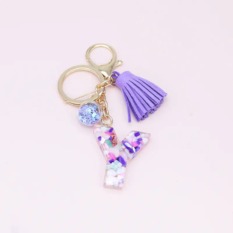 Fashion Letter Keychain