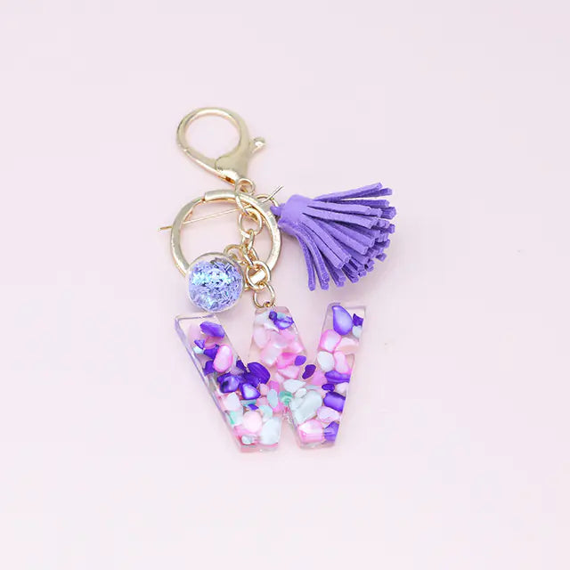 Fashion Letter Keychain