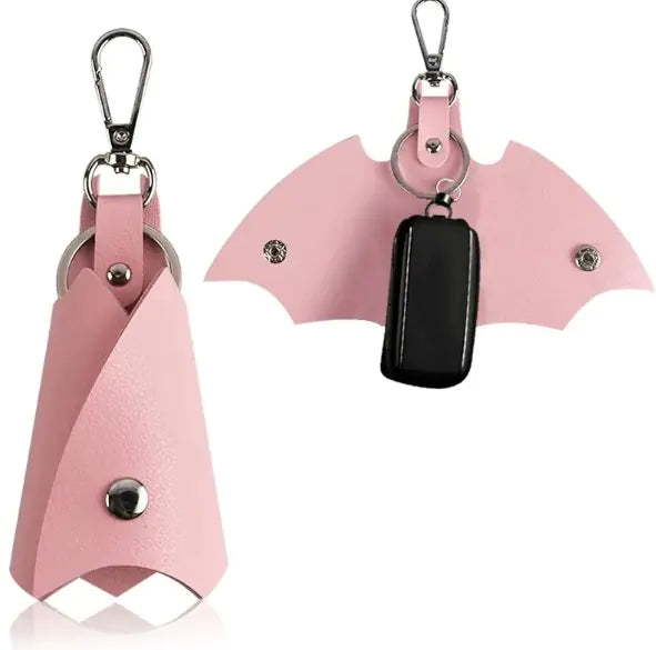 PU Leather Bat Keychain
