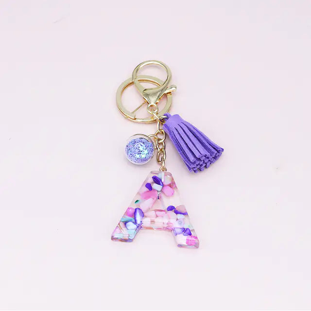 Fashion Letter Keychain