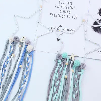 Star String Lights Fabric Banner for Home Decor