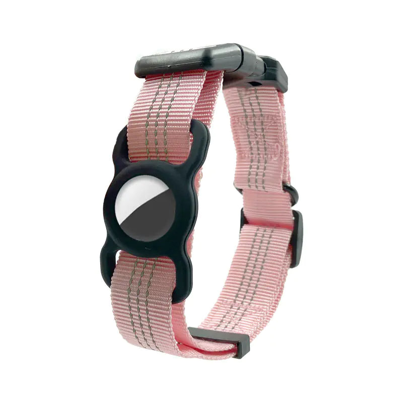 Collar with built in pocket for tracking device