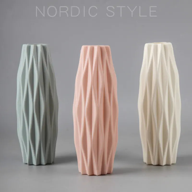 Shatterproof Diamond Vase for Home Decor