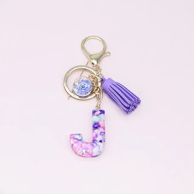 Fashion Letter Keychain