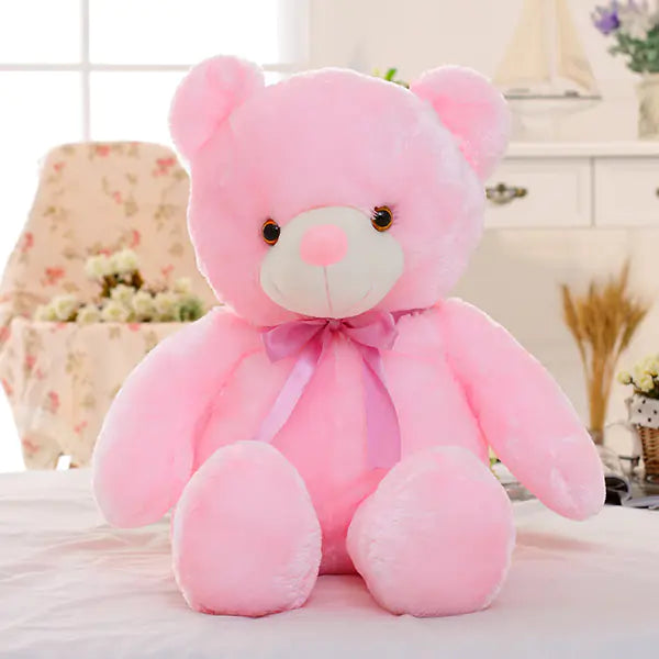 Musical Glow-In-The-Dark Teddy Bear Plush Toy