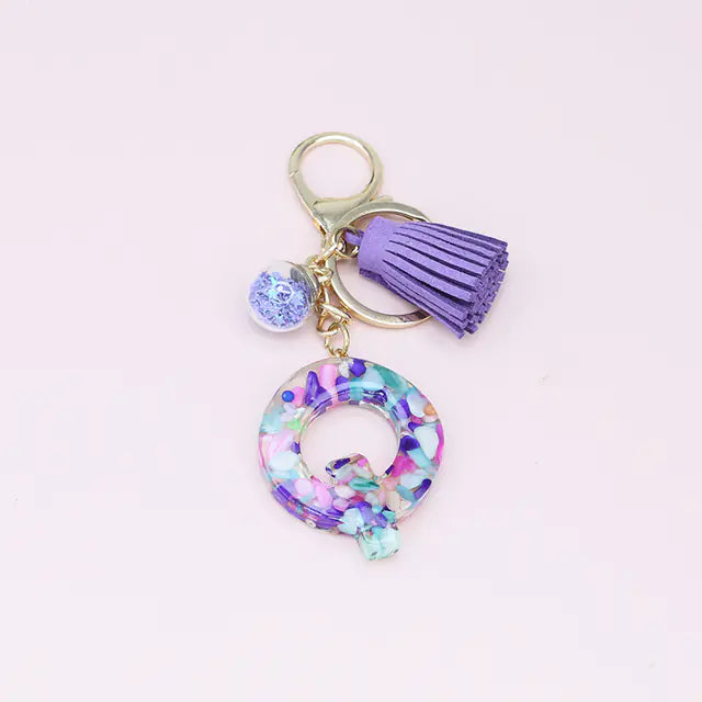 Fashion Letter Keychain