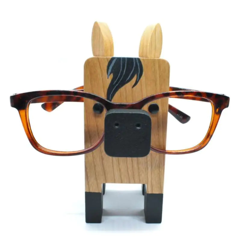 Creative Wooden Animal Eyewear Display Stand
