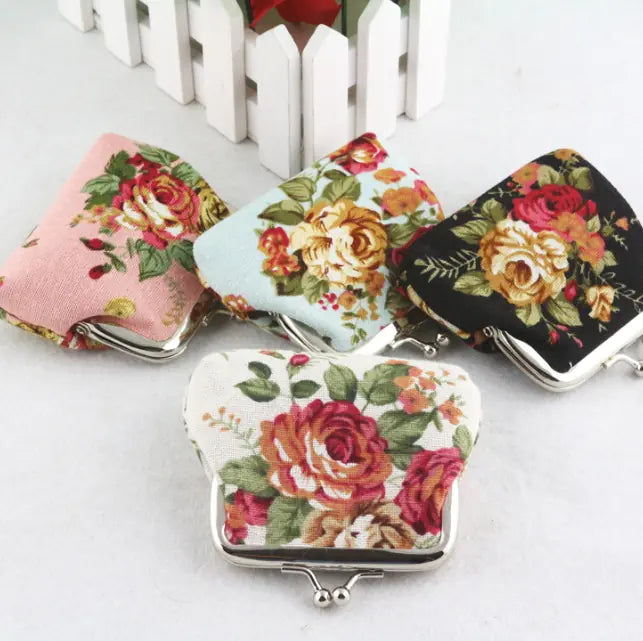 Mini Fabric Coin Purse for Women and Kids