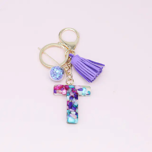 Fashion Letter Keychain