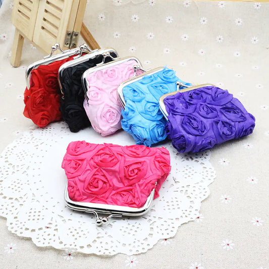 Fresh Rose Coin Purse,