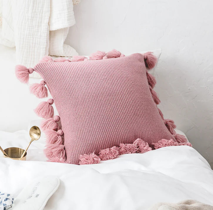 Knitted Lantern Ball Pillow Covers