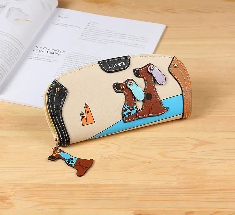 Cute dog wallet