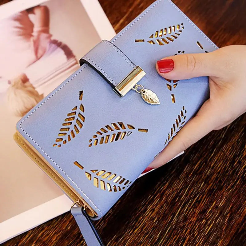 Women's Leaf Etched Wallet