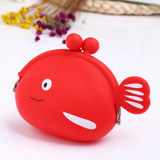 Silicone Fish Coin Purse for Kids
