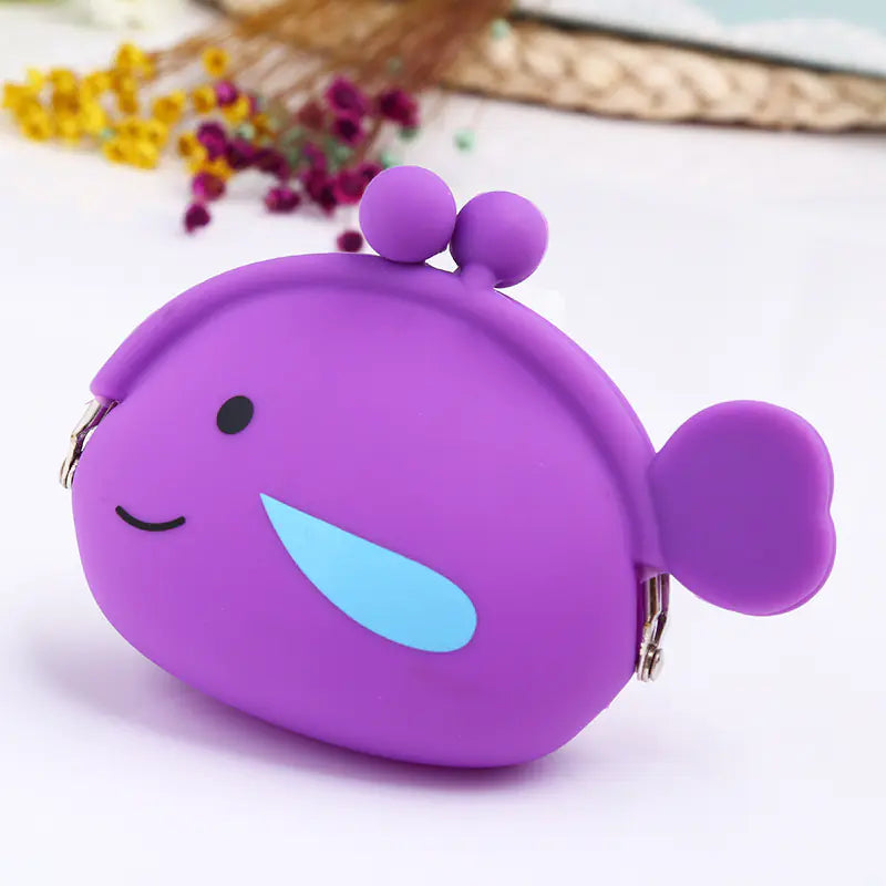 Silicone Fish Coin Purse for Kids