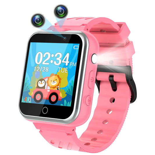 Kids Smart Watch HD Touch Screen Pink